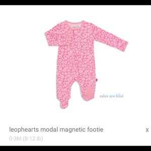 Pink 0-3 month Magnet Me onsie